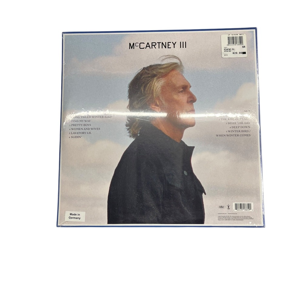Paul McCartney McCartney III Vinyl Record LP New Sealed - Picture 2 of 3